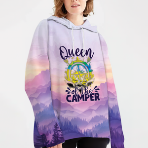 Queen Of The Camper All Over Print Shirt
