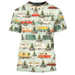 Vintage Camper Car All Over Print Shirt