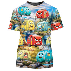 Funny Teardrop Trailer All over Print Shirt