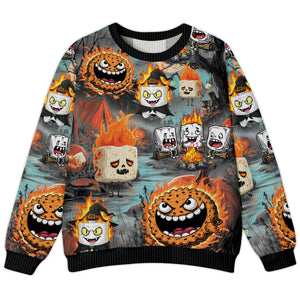 Burnt Marshmallow Ugly Sweater
