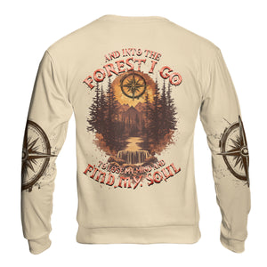 Into The Forest I Go To Lose My Mind And Find My Soul Brown All Over Print Shirt