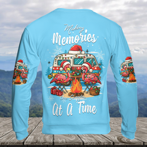 Blue Making Memories One Campfire At A Time All Over Print Shirt