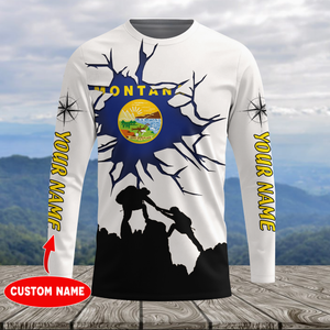 Custom Personal Hiking Montana State All Over Print Shirt