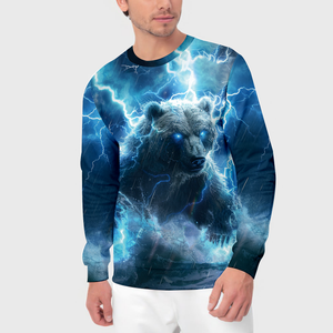 Electric Powerful Bear Awesome Cool All Over Print Shirt
