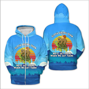 Funny Slow Hiking Team All Over Print Shirt