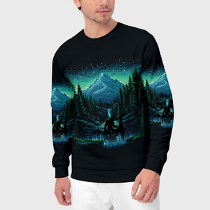 Bigfoot Riding Loch Ness Into The Forest I Go All Over Print Shirt