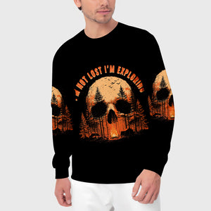Creepy I'm Not Lost I'm Exploring All Over Print Shirt