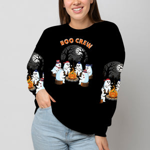 Boo Crew Camping All Over Print Shirt