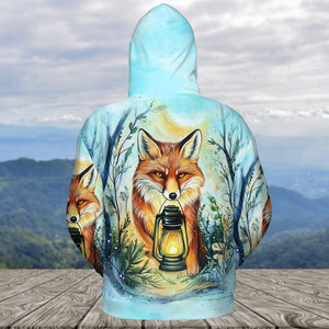 Wild Fox Finding The Way All Over Print Shirt