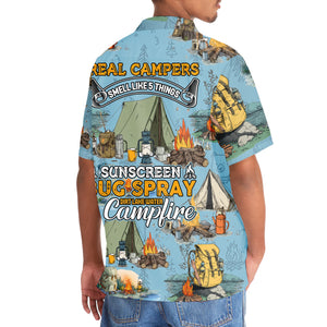 Real Campers Smell Like 5 Things Hawaiian Shirt