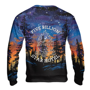 Camping Five Billion Star Hotel All Over Print Shirt