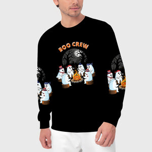 Boo Crew Camping All Over Print Shirt