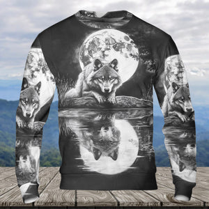 Mystical Wolf Art All Over Print Shirt