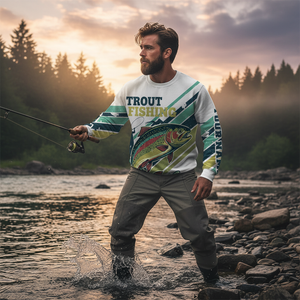 Vintage Rainbow Trout Team Shirt All Over Print