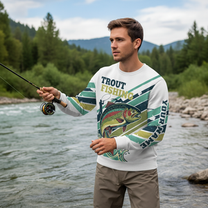 Vintage Rainbow Trout Team Shirt All Over Print
