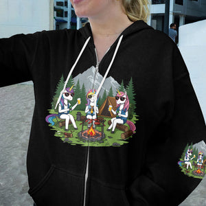 Some Girls Go Camping And Drink Too Much All Over Print Shirt