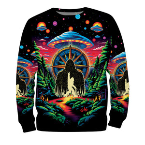Bigfoot Mountain Adventure All Over Print Shirt