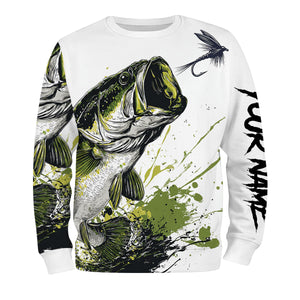 Custom Name Largemouth Bass All Over Print Shirt