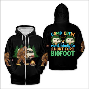 Camp Crew Hunt For Bigfoot All Over Print Shirt