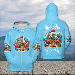 Blue Making Memories One Campfire At A Time All Over Print Shirt