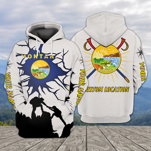Custom Personal Hiking Montana State All Over Print Shirt