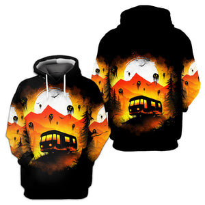 Haunted Camping Car All Over Print Shirt