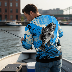 Custom Name Crappie Fish All Over Print Shirt