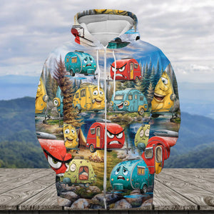 Funny Teardrop Trailer All over Print Shirt
