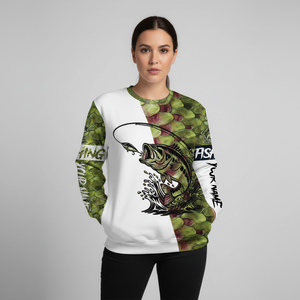 Bass Fishing Team Jerseys Green All Over Print Shirt