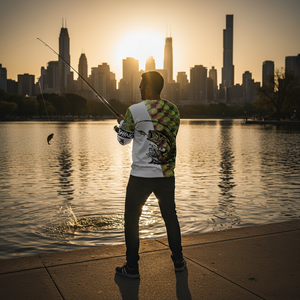 Bass Fishing Team Jerseys Green All Over Print Shirt
