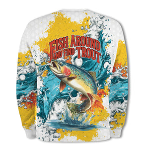 Fish Around And Find Trout Rainbow Trout All Over Print Shirt
