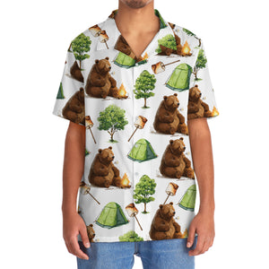 Campsite Where Friends and Marshmallow Get Toasted Hawaiian Shirt