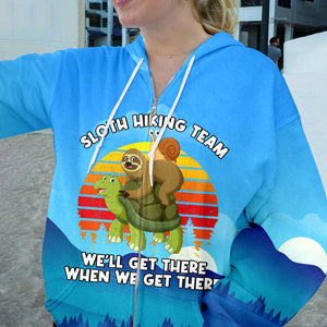 Funny Slow Hiking Team All Over Print Shirt