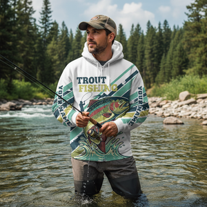 Vintage Rainbow Trout Team Shirt All Over Print