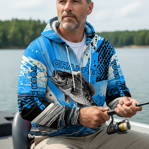 Custom Name Crappie Fish All Over Print Shirt