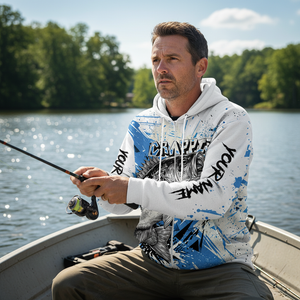 Custom Name Crappie Fishing Jersey All Over Print Shirt