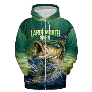Largemouth Bass Vintage All Over Print Shirt