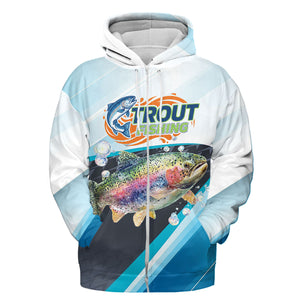 Trout Fish Blue Sport All Over Print Shirt
