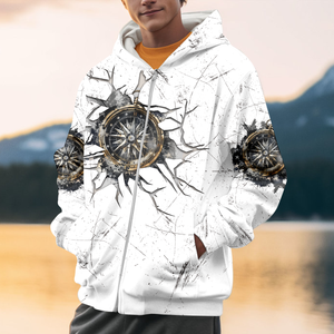 Not All Who Wander Are Lost Compass Cracks All Over Print Shirt