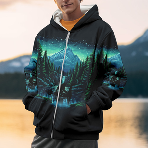 Bigfoot Riding Loch Ness Into The Forest I Go All Over Print Shirt