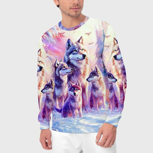 Wolf Family Art All Over Print Shirt