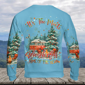 It’s The Most Wonderful Christmas Camping All Over Print Shirt