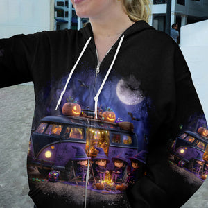 All The Cool Witches Are Camping All Over Print Shirt