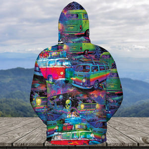 Retro Van Funny All Over Print Shirt