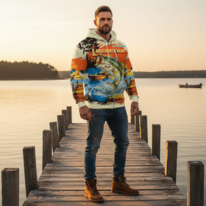 Largemouth Bass Jumping All Over Print Shirt