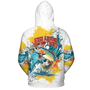 Fish Around And Find Trout Rainbow Trout All Over Print Shirt