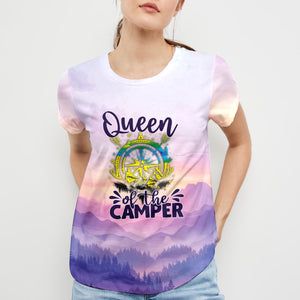 Queen Of The Camper All Over Print Shirt