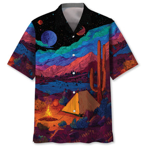 Weekend Forecast Camping With A Chance Of Drinking Hawaiian Shirt