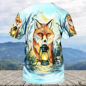 Wild Fox Finding The Way All Over Print Shirt