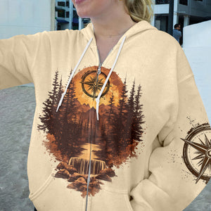 Into The Forest I Go To Lose My Mind And Find My Soul Brown All Over Print Shirt
